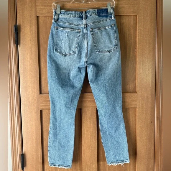 Abercrombie & Fitch Skinny High Rise Curve Love Distressed Jeans size 2 / 26​​ - Picture 6 of 12